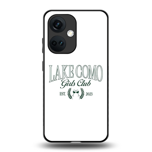 Lake Como back phone cover | glass case for oneplus nord ce 3