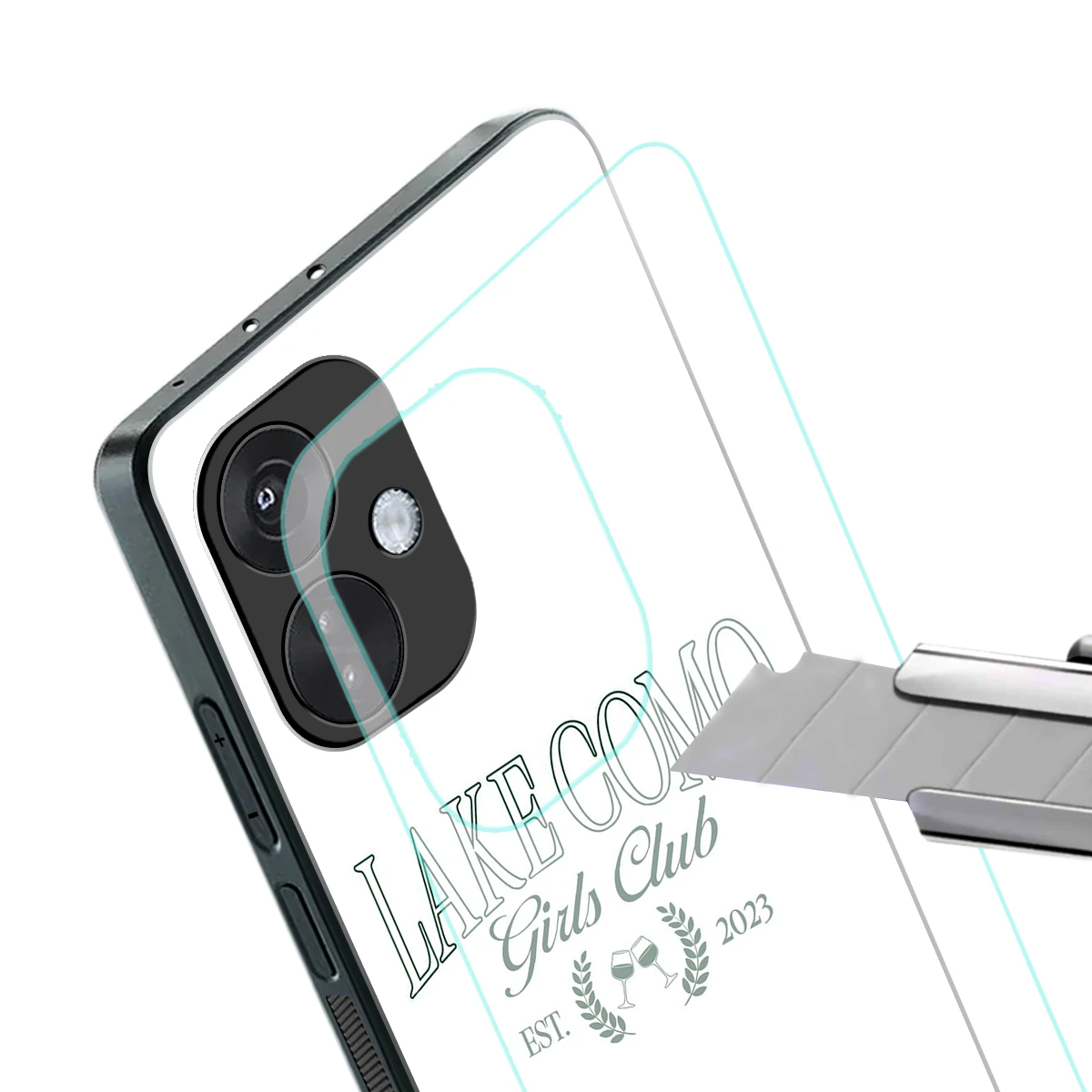 Lake Como stylish phone case for oneplus nord ce 3 | glossy glass and slim fit