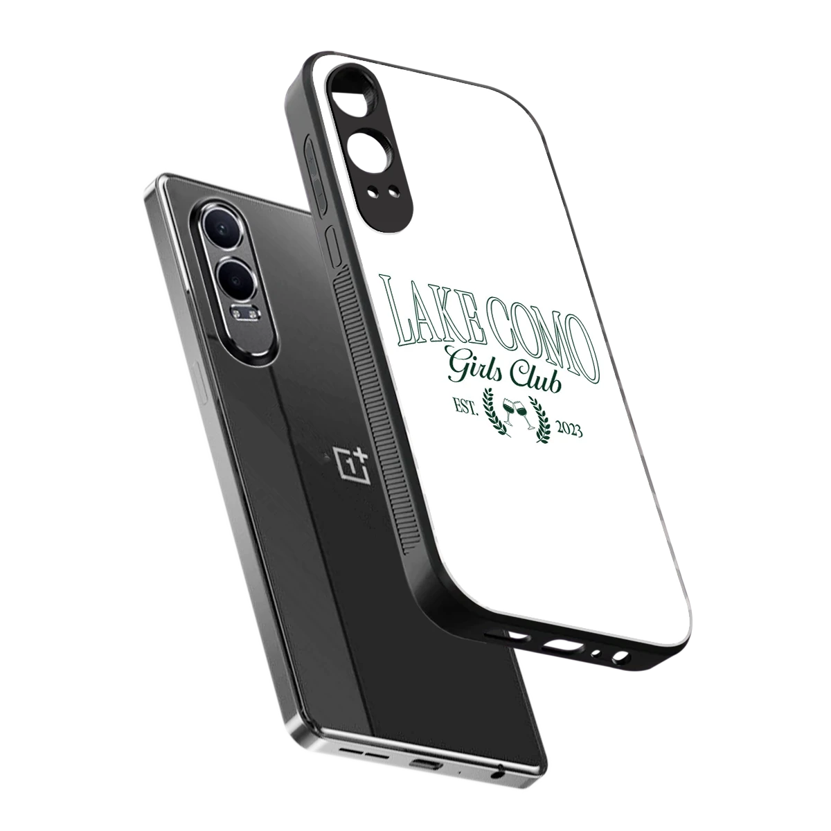 Lake Como sleek oneplus nord ce 4 lite cover with tempered glass back and TPU edges