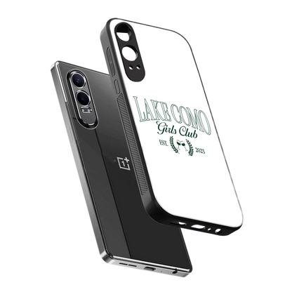 Lake Como sleek oneplus nord ce 4 lite cover with tempered glass back and TPU edges