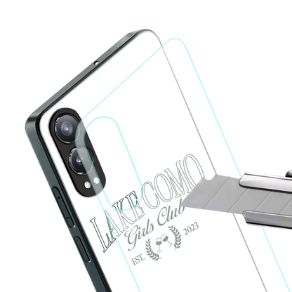 Lake Como stylish phone case for oneplus nord ce 4 lite | glossy glass and slim fit