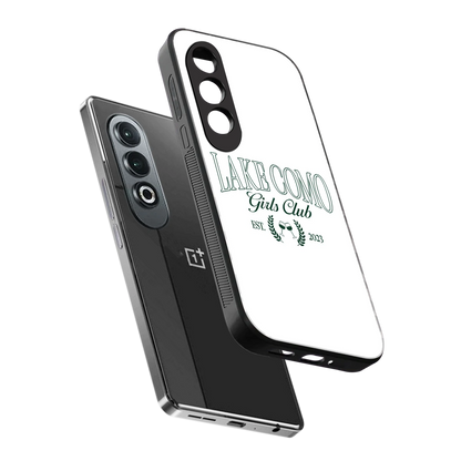 Lake Como sleek oneplus nord ce 4 cover with tempered glass back and TPU edges