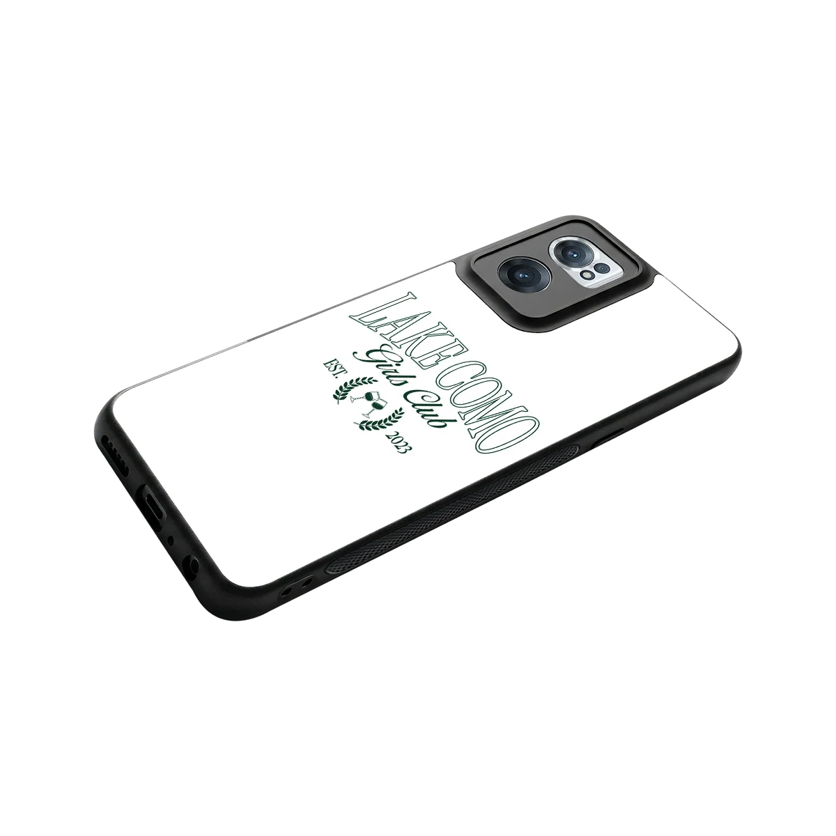 Lake Como stylish phone case for oneplus nord ce 2 | glossy glass and slim fit