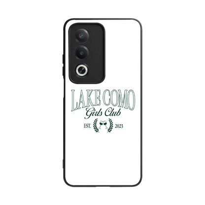 Lake Como back phone cover | glass case for oppo a3 pro