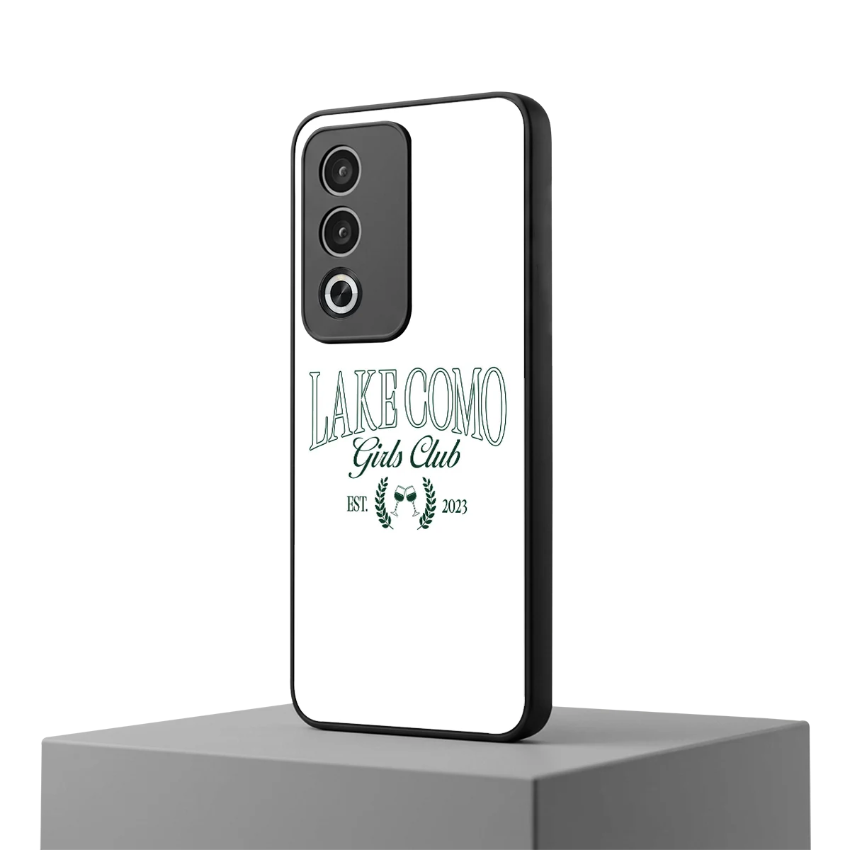 Lake Como oppo a3 pro mobile cover | shockproof glass phone case
