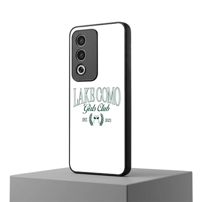 Lake Como oppo a3 pro mobile cover | shockproof glass phone case