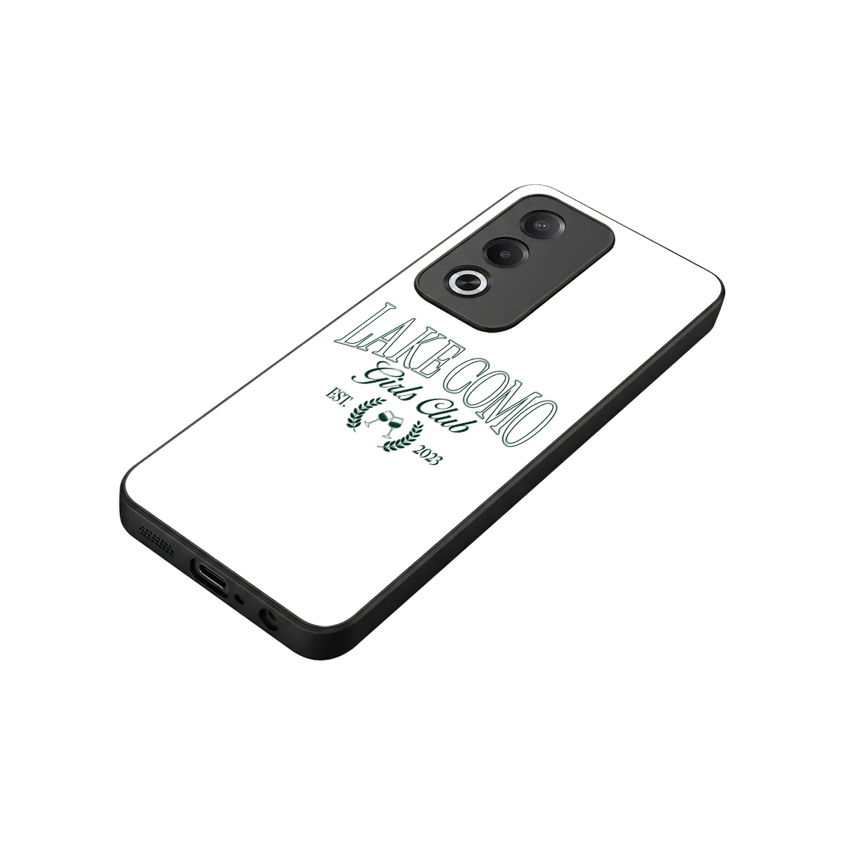 Lake Como stylish phone case for oppo a3 pro | glossy glass and slim fit