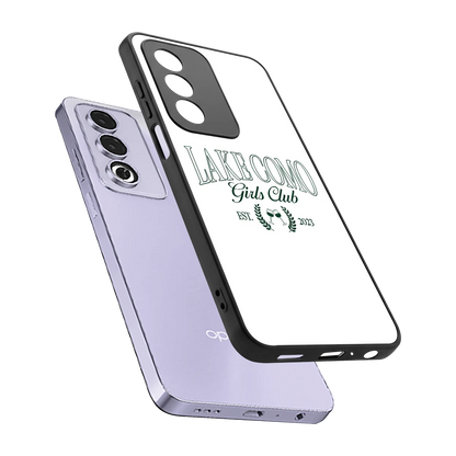 Lake Como sleek oppo a3 pro cover with tempered glass back and TPU edges