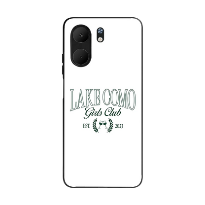 Lake Como back phone cover | glass case for oppo a5x 5g