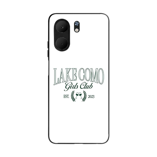 Lake Como back phone cover | glass case for oppo a5x 5g