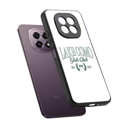 Lake Como sleek oppo f29 5g cover with tempered glass back and TPU edges