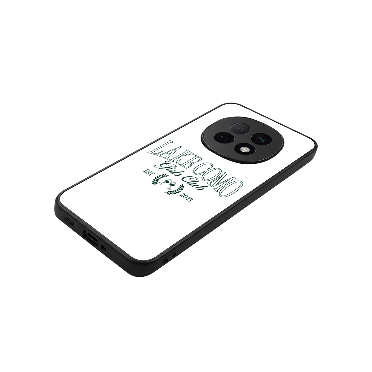 Lake Como stylish phone case for oppo f29 pro 5g | glossy glass and slim fit