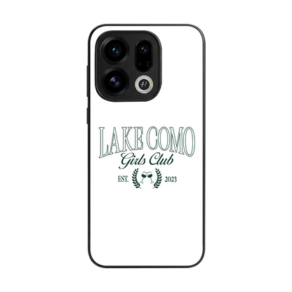 Lake Como back phone cover | glass case for oppo find x9