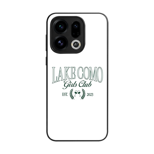 Lake Como back phone cover | glass case for oppo find x9