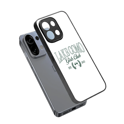Lake Como sleek oppo k13 5g cover with tempered glass back and TPU edges