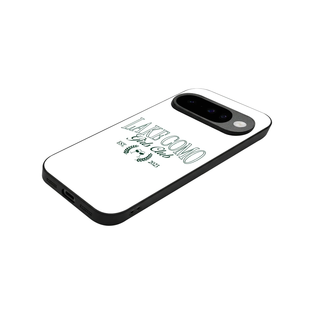 Lake Como stylish phone case for google pixel 10 | glossy glass and slim fit