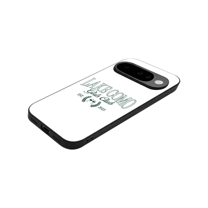 Lake Como stylish phone case for google pixel 10 | glossy glass and slim fit