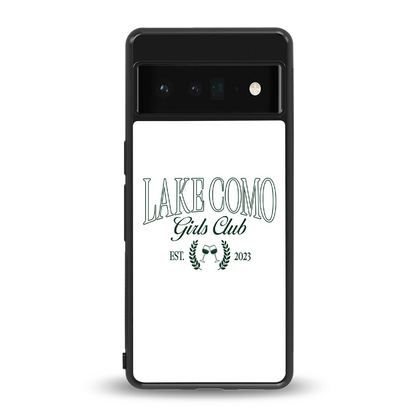 Lake Como back phone cover | glass case for google pixel 6 pro