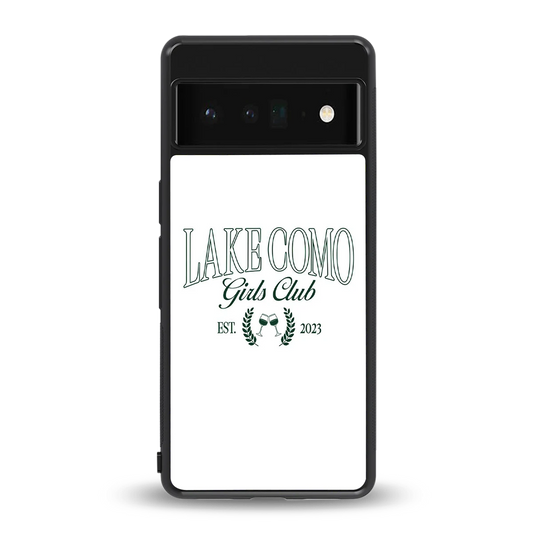 Lake Como back phone cover | glass case for google pixel 6 pro