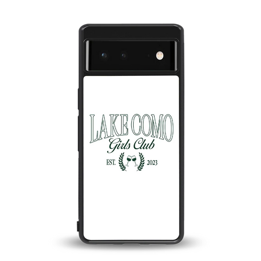Lake Como back phone cover | glass case for google pixel 6a