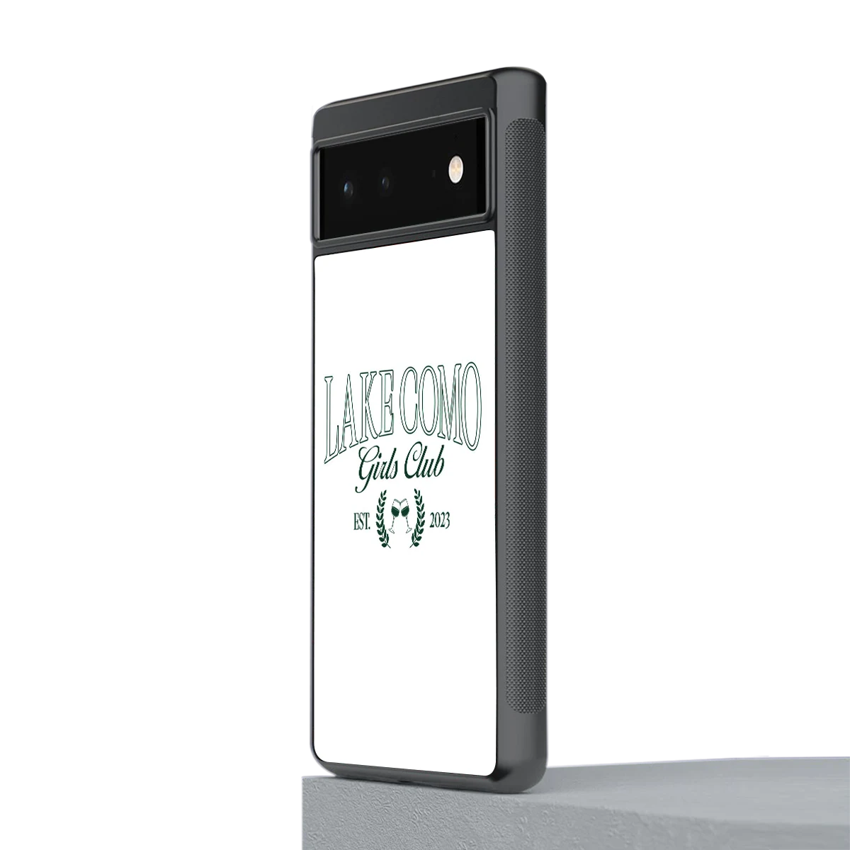 Lake Como stylish phone case for google pixel 6 | glossy glass and slim fit