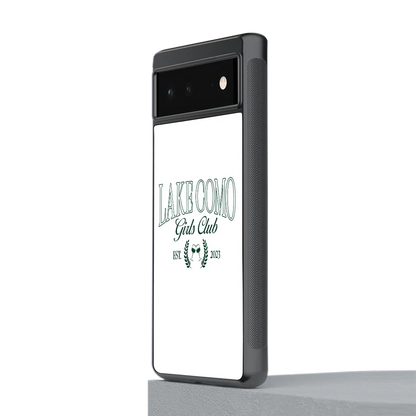 Lake Como stylish phone case for google pixel 6 | glossy glass and slim fit