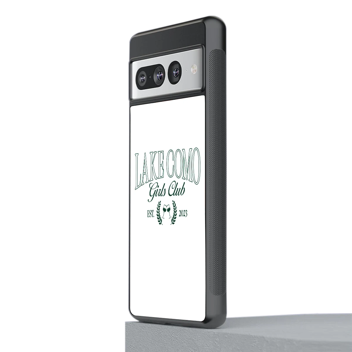 Lake Como stylish phone case for google pixel 7 pro | glossy glass and slim fit