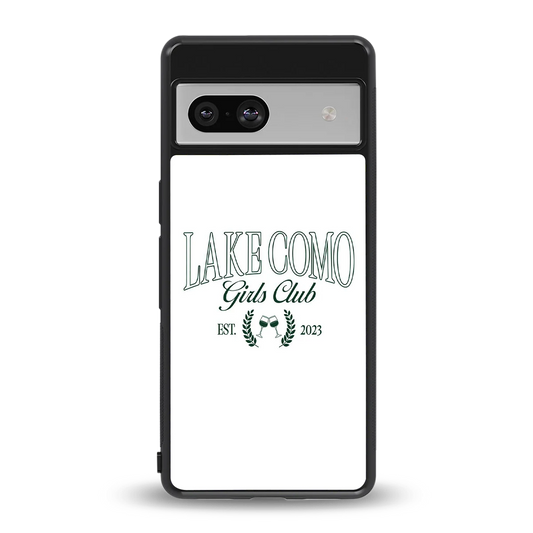 Lake Como back phone cover | glass case for google pixel 7a