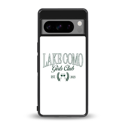 Lake Como back phone cover | glass case for google pixel 8 pro