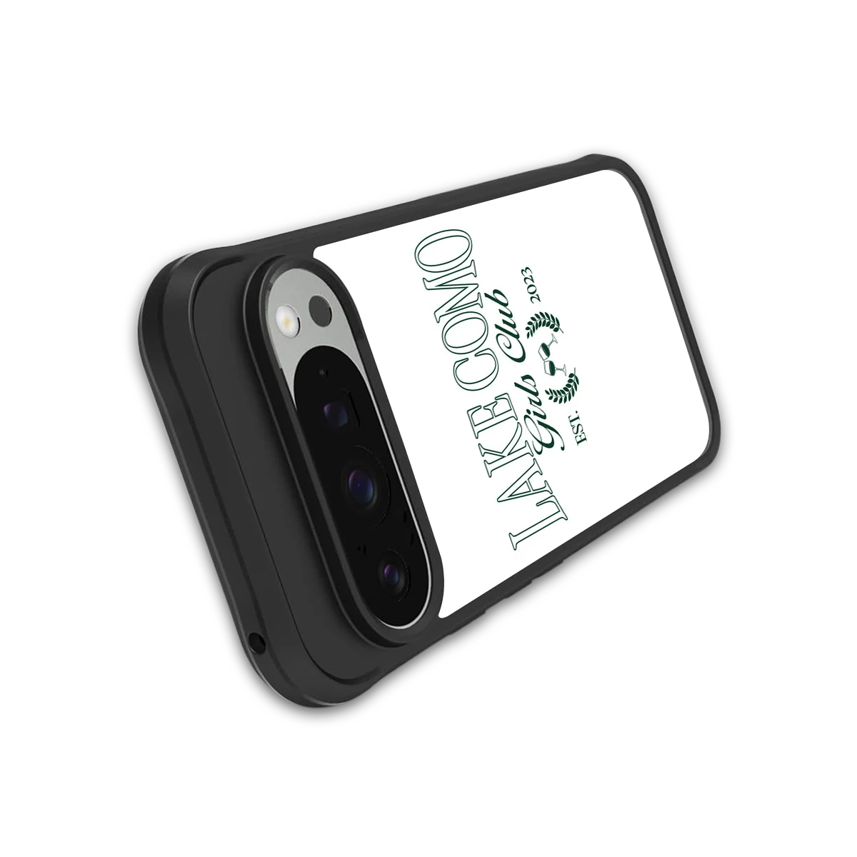 Lake Como stylish phone case for google pixel 9 pro xl | glossy glass and slim fit