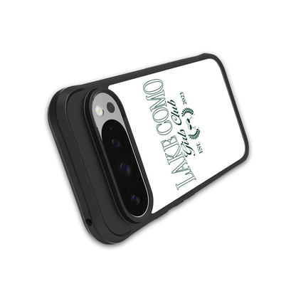Lake Como stylish phone case for google pixel 9 pro xl | glossy glass and slim fit