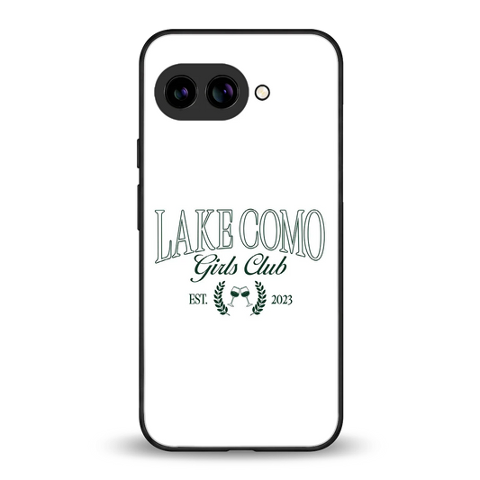 Lake Como back phone cover | glass case for google pixel 9a