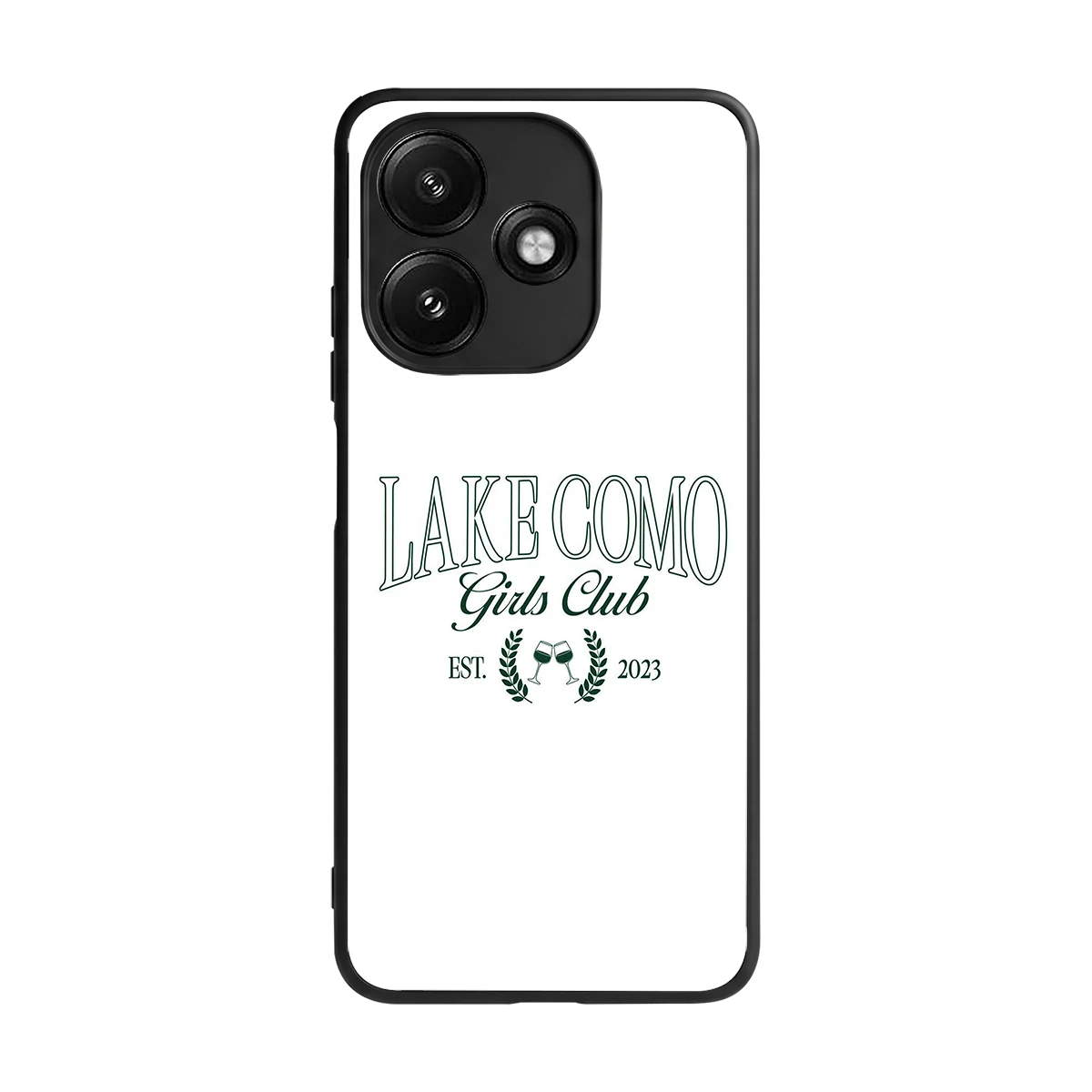 Lake Como back phone cover | glass case for redmi 12 5g