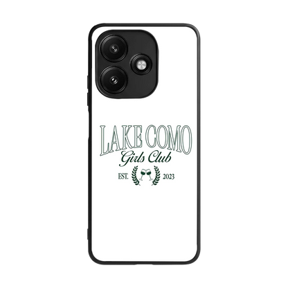 Lake Como back phone cover | glass case for redmi 12 5g