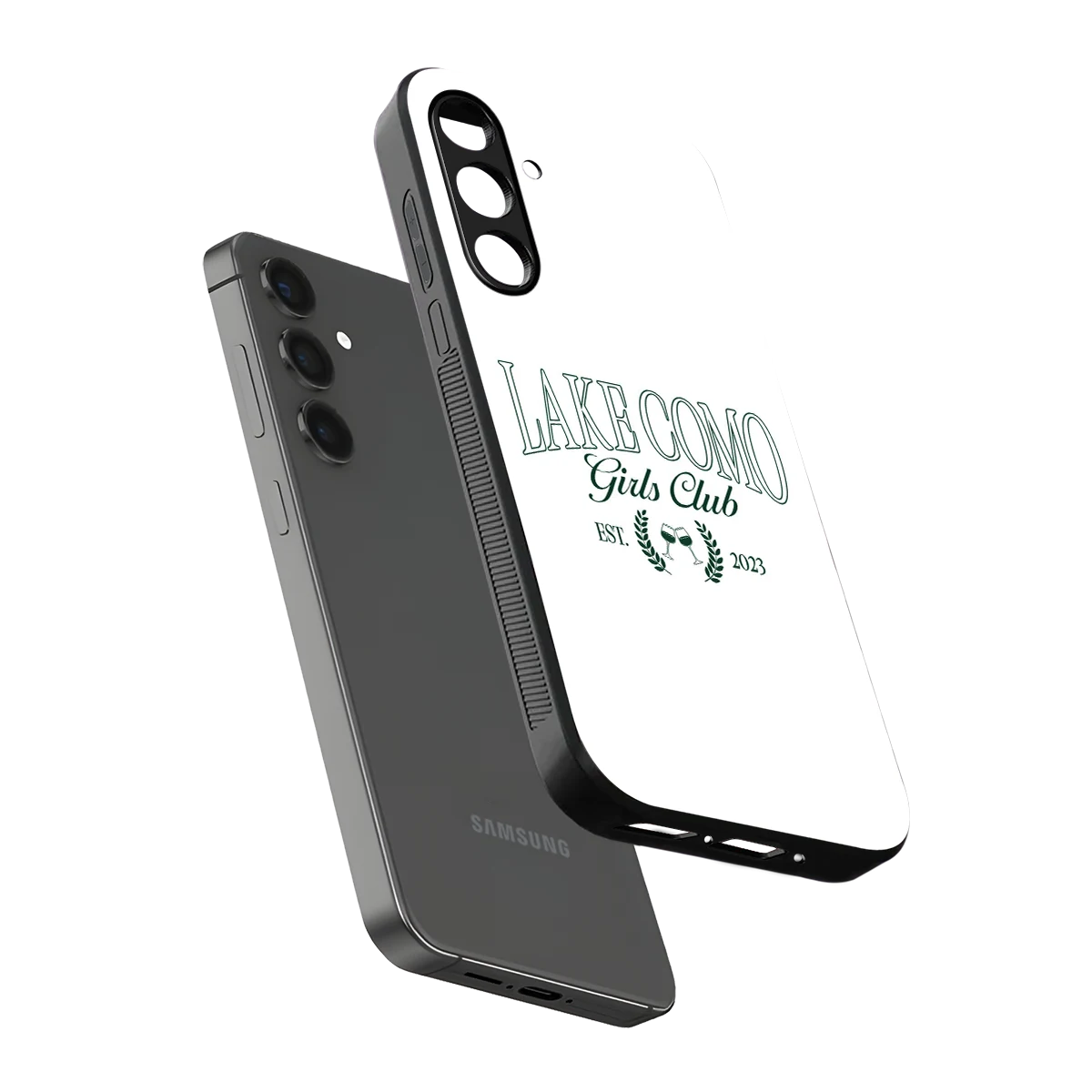 Lake Como sleek samsung galaxy a16 5g cover with tempered glass back and TPU edges