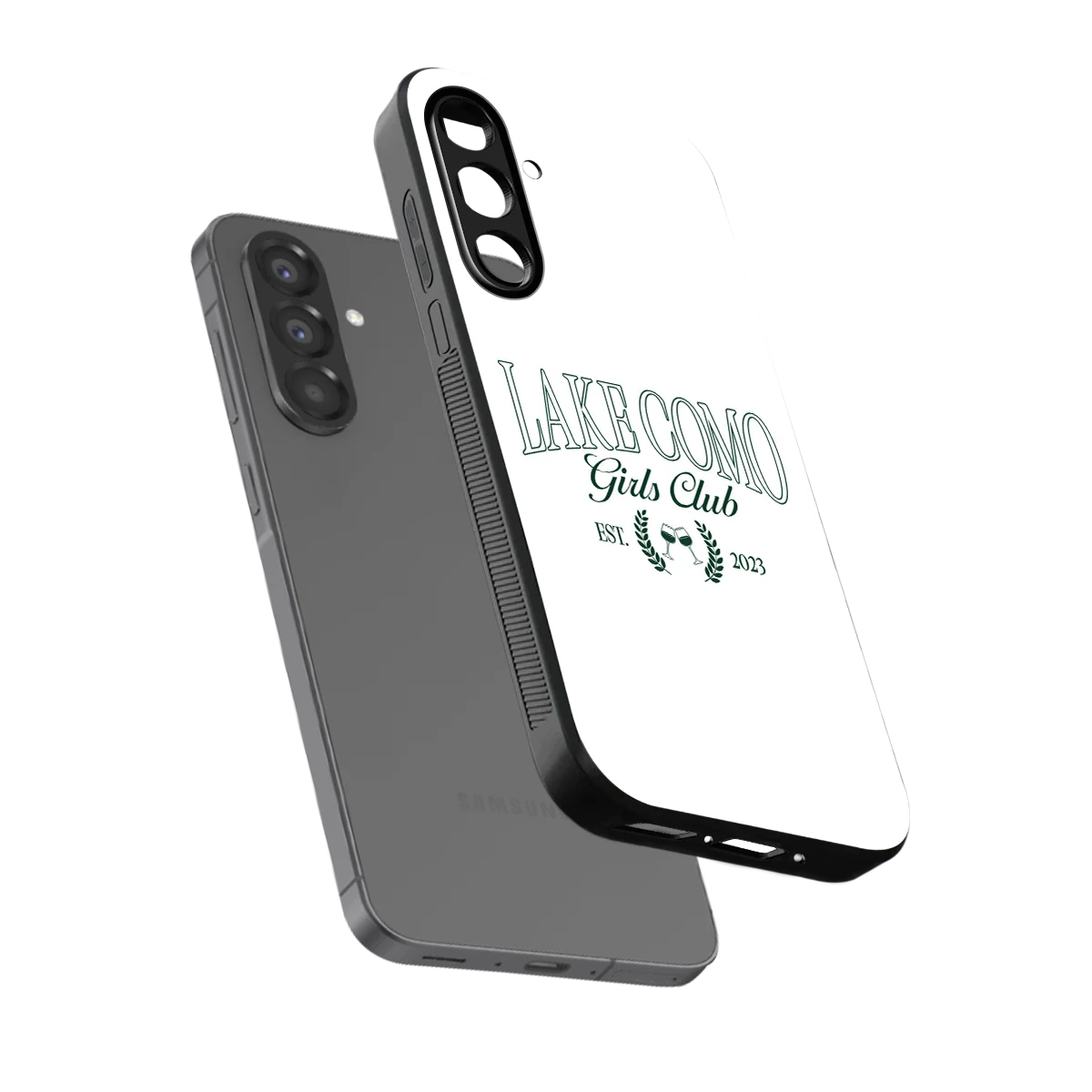 Lake Como sleek samsung galaxy a36 5g cover with tempered glass back and TPU edges