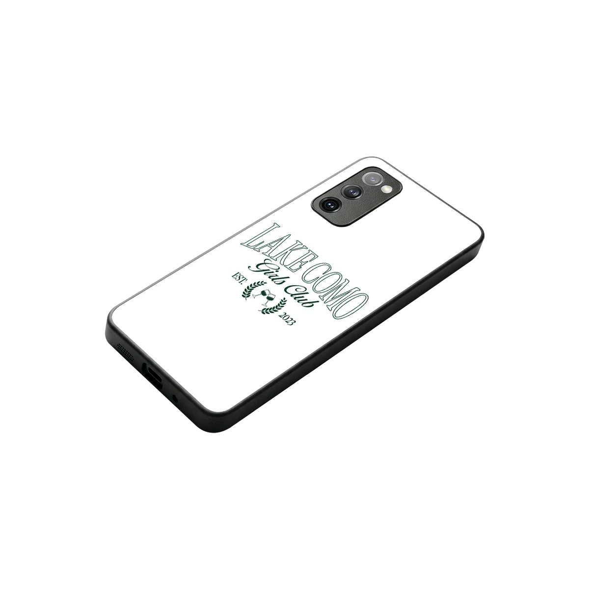Lake Como stylish phone case for samsung galaxy s20 fe | glossy glass and slim fit