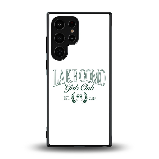 Lake Como back phone cover | glass case for samsung galaxy s24 ultra