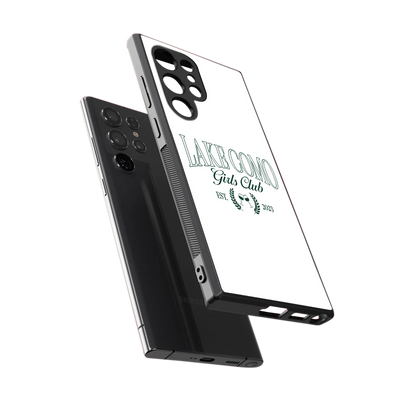 Lake Como sleek samsung galaxy s24 ultra cover with tempered glass back and TPU edges