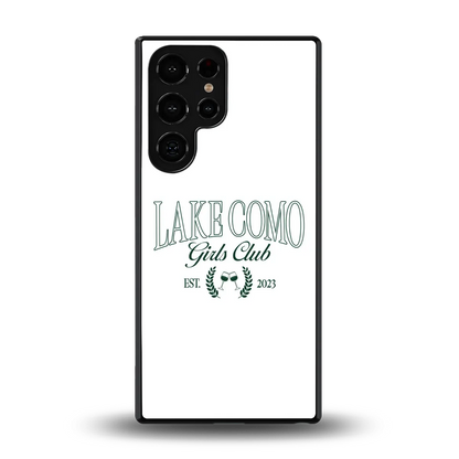 Lake Como back phone cover | glass case for samsung galaxy s25 ultra