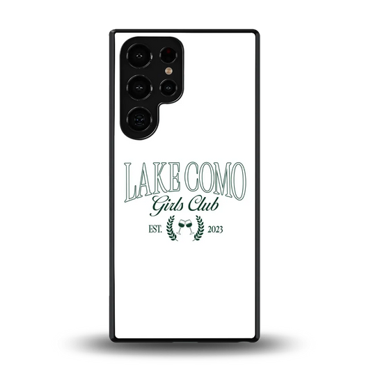 Lake Como back phone cover | glass case for samsung galaxy s25 ultra