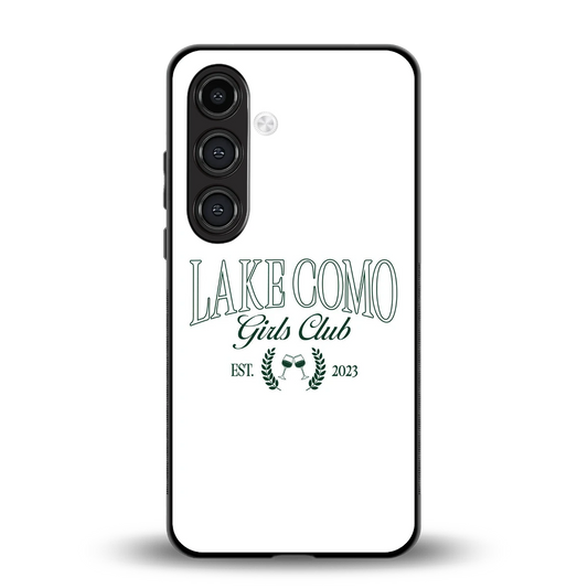 Lake Como back phone cover | glass case for samsung galaxy s25