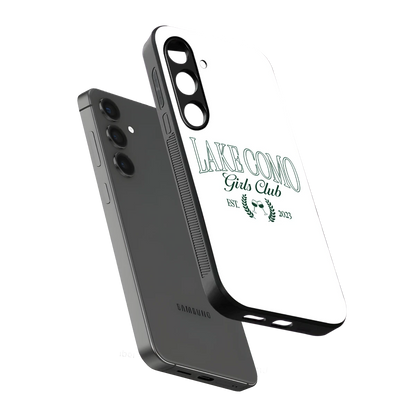 Lake Como sleek samsung galaxy s24 cover with tempered glass back and TPU edges