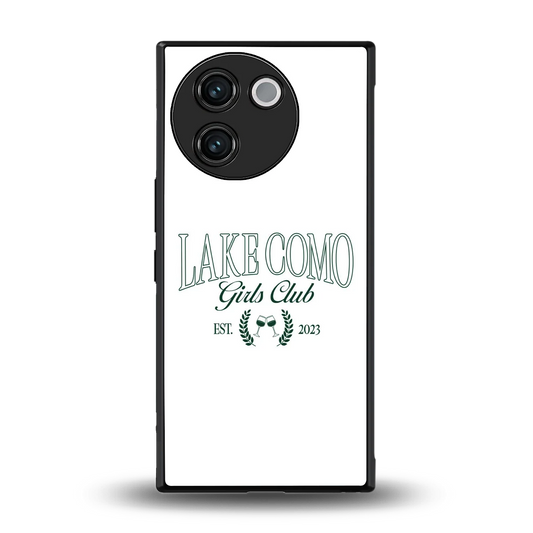 Lake Como back phone cover | glass case for vivo v30e
