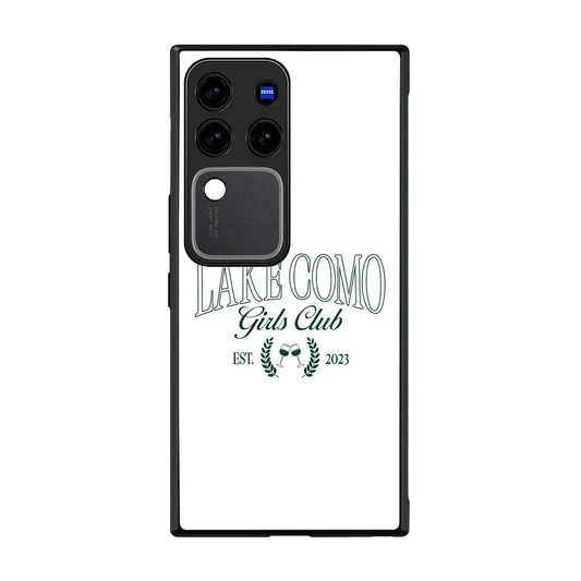 Lake Como back phone cover | glass case forvivo v30 pro