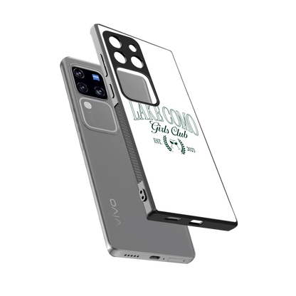 Lake Como sleekvivo v30 pro cover with tempered glass back and TPU edges