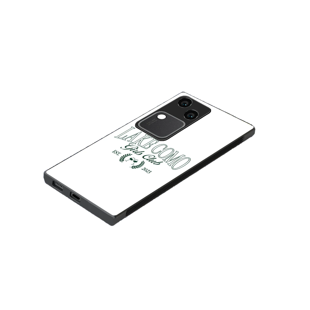 Lake Como stylish phone case for vivo v30 | glossy glass and slim fit