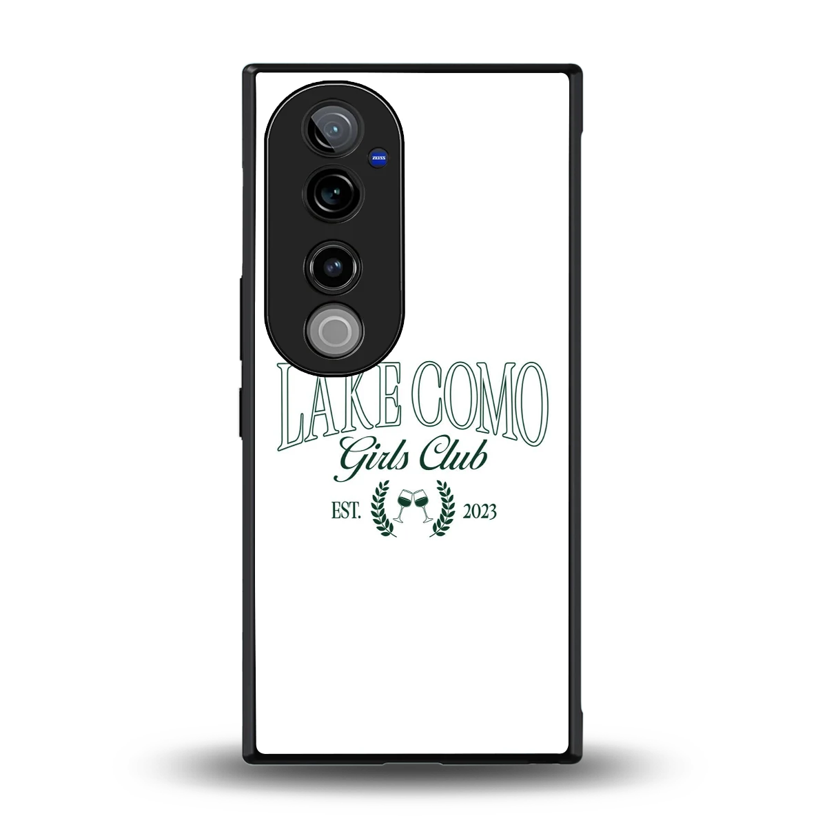 Lake Como back phone cover | glass case for vivo v40 pro