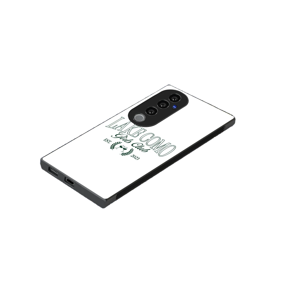 Lake Como stylish phone case for vivo v40 pro | glossy glass and slim fit
