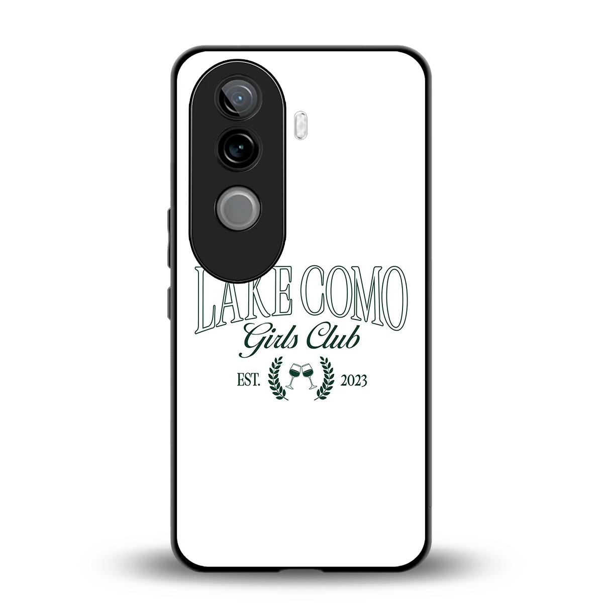 Lake Como back phone cover | glass case for vivo v40e